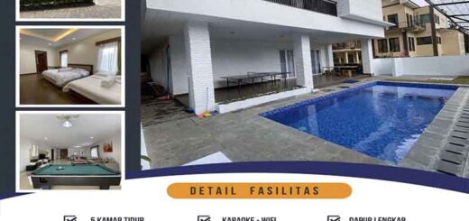 Villa di Lembang Untuk 40 Orang