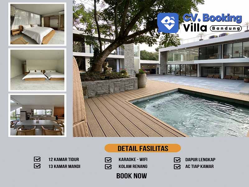 Villa Terbaik di Lembang, Liburan Makin Nikmat