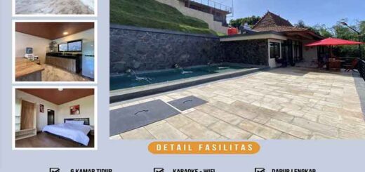 Nikmati Romansa Klasik Menginap di Villa Lembang Tipe Joglo 