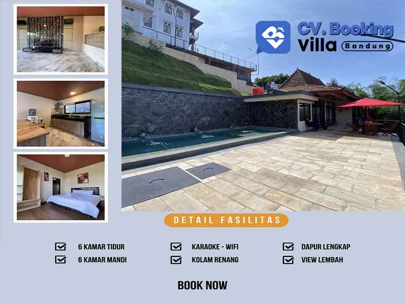 Nikmati Romansa Klasik Menginap di Villa Lembang Tipe Joglo 